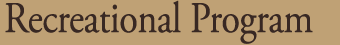 Recreational Program